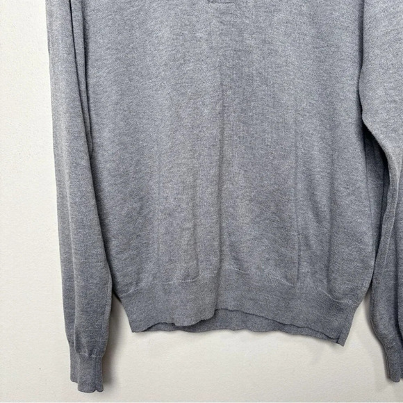 Brooks Brothers Mens Medium Supima Cotton Half Zip Sweater - Picture 7 of 13